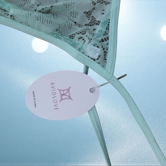 Avidlove Mint Green Thong Panty Size XL (New) - Picture 3 of 6